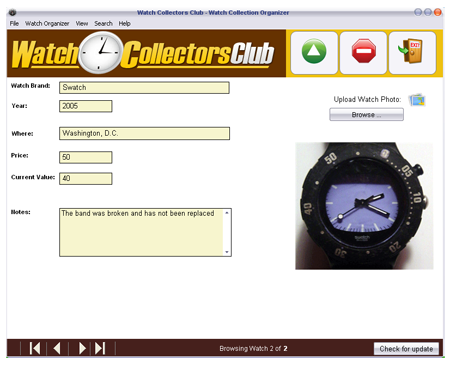 watchcollectorsoftwarescree